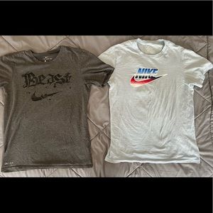 Bundle of 2 Mens Nike T-shirts(Size Small)